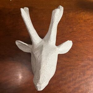Papier mache REINDEER HEAD from Restoration Hardware